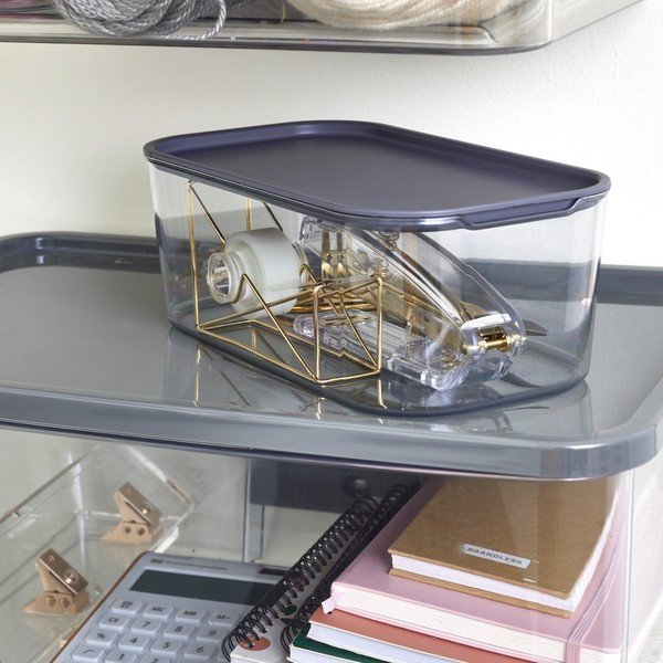 Scatola interna con coperchio in plastica riciclata iD Wallspace - iDesign-image-1