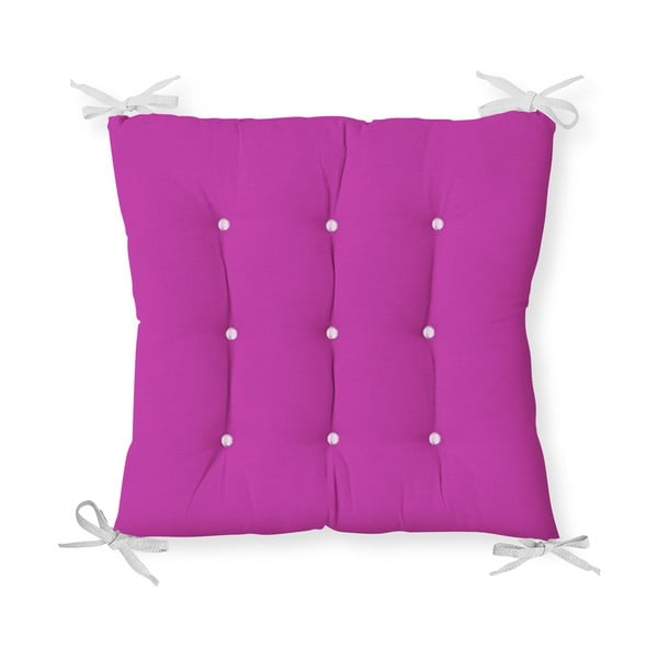 Cuscino di seduta in misto cotone Lila, 40 x 40 cm - Minimalist Cushion Covers
