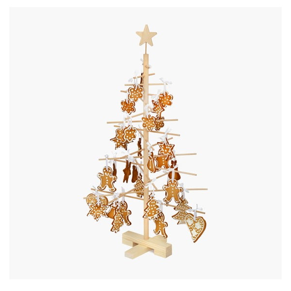 Albero di Natale in legno, altezza 75 cm - Nature Home-image-3