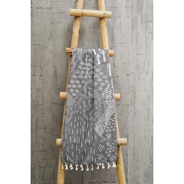 Telo mare grigio 180x100 cm Aysima - Foutastic-image-1
