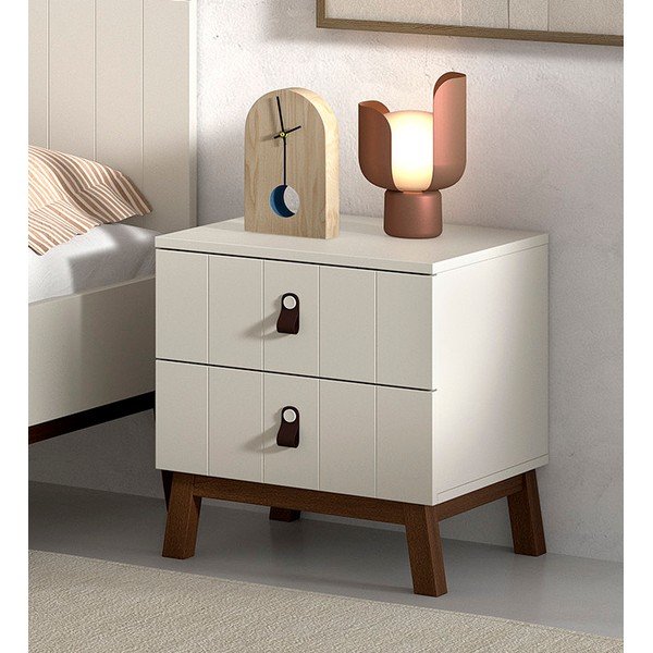 Comodino per bambini beige Sezane – Vipack-image-1