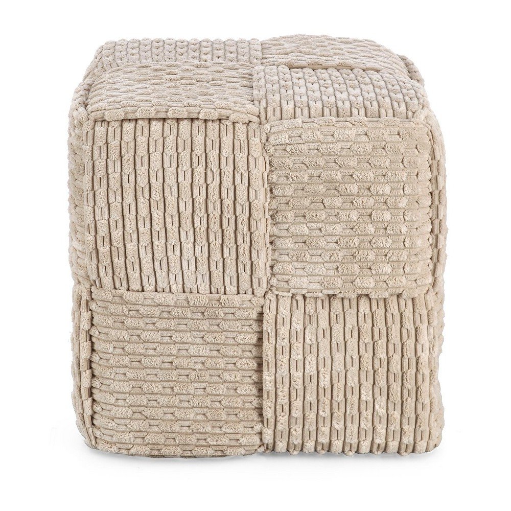 Poggiapiedi beige Dado – Bizzotto | Sgabelli e pouf