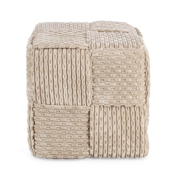 Poggiapiedi beige Dado – Bizzotto