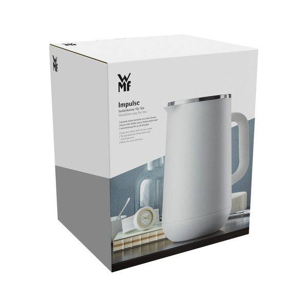 Thermos in acciaio inox Cromargan® bianco, 1 l Impulse - WMF-image-1