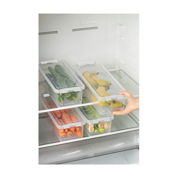 Set di organizer da frigo in plastica 4 pz - Hermia