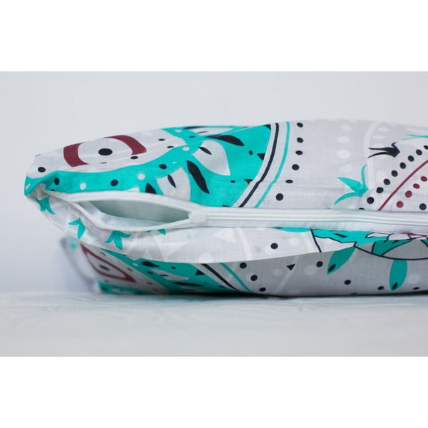 Bavlněné povlečení s tyrkysovým dekorem Cotton House Mandala, 140 x 200 cm-image-2