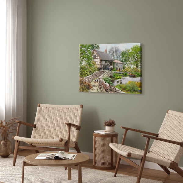 Dipinto 60x80 cm Watermill - Styler-image-2