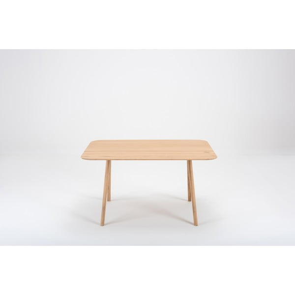 Tavolo da pranzo in legno di quercia, 140 x 90 cm Ava - Gazzda-image-1