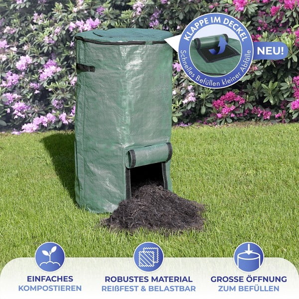Composter verde in set da 2 125 l - Maximex-image-3
