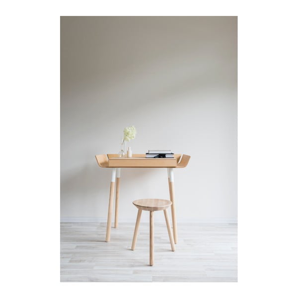 Sgabello in legno massiccio naturale Naïve - EMKO-image-3