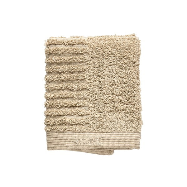 Asciugamano in cotone beige 30x30 cm Classic - Zone