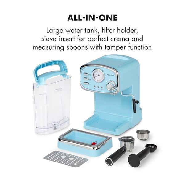 Macchina da caffè blu Espressionata Gusto - Klarstein-image-3