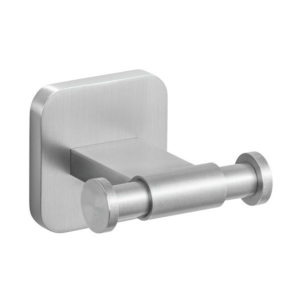 Gancio senza foratura color argento opaco in acciaio inox Porto – Wenko