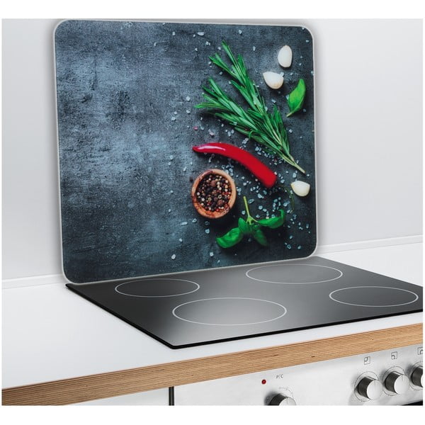 Copertura da parete per fornello in vetro temperato 50x56 cm Rosemary - Maximex-image-1