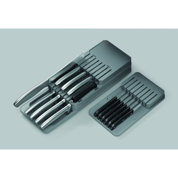 Sistema di stoccaggio dei coltelli grigio - Metaltex-image-3