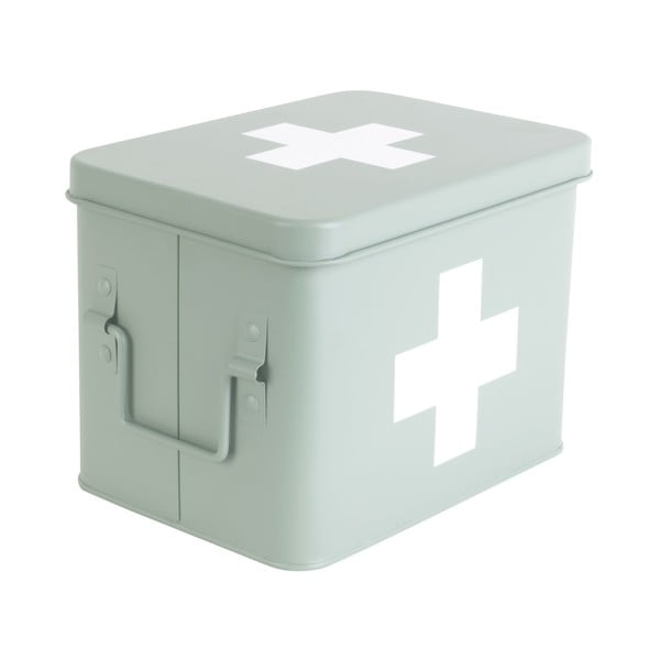 Armadietto dei medicinali in metallo verde menta Medicina, larghezza 21,5 cm - PT LIVING