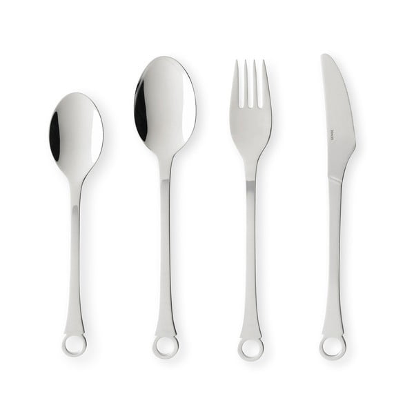 Posate argentate in acciaio inox 16 pz Pantry – Gense-image-2