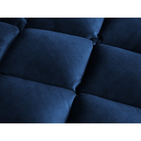 Sgabello in velluto blu scuro Flandrin - Interieurs 86-image-1