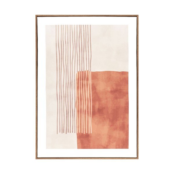 Dipinto stampato con cornice inclusa/dipinto su tela 50x70 cm Mina – House Nordic