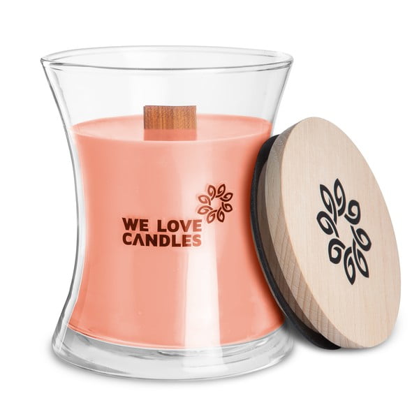 Candela in cera di soia Rhubarb & Lily, durata di combustione 64 ore Rhubarb & Lily - We Love Candles