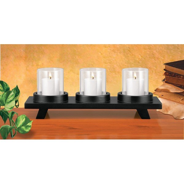 Portacandele in legno - Deco Pleasure-image-1