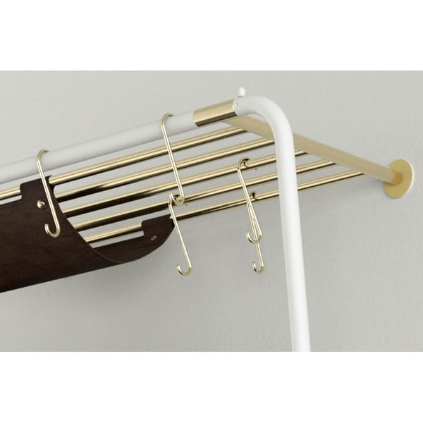 Set da corridoio in metallo bianco Lean On Me - UMAGE-image-4