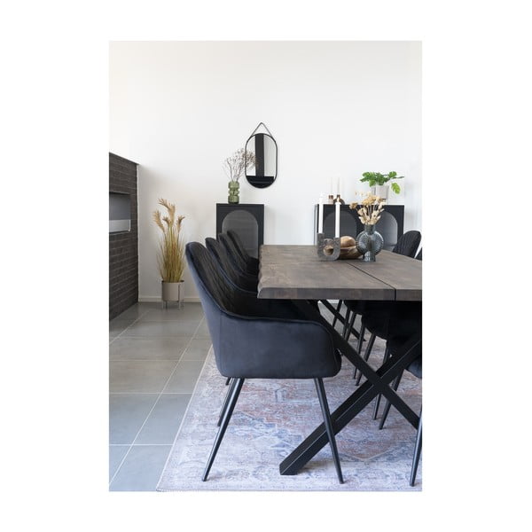 Vaso blu in vetro (altezza 20,5 cm) Sia - House Nordic-image-4