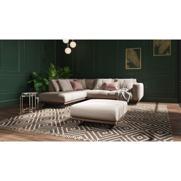 Pouf beige Devichy Caulus - devichy-image-1