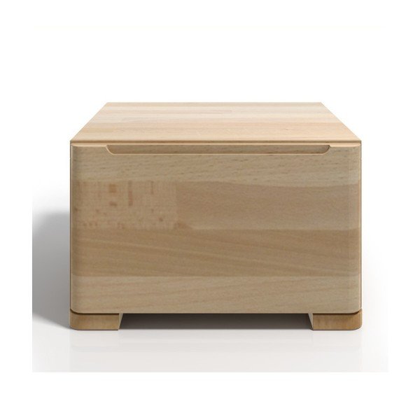 Noční stolek z bukového dřeva se zásuvkou SKANDICA Sparta