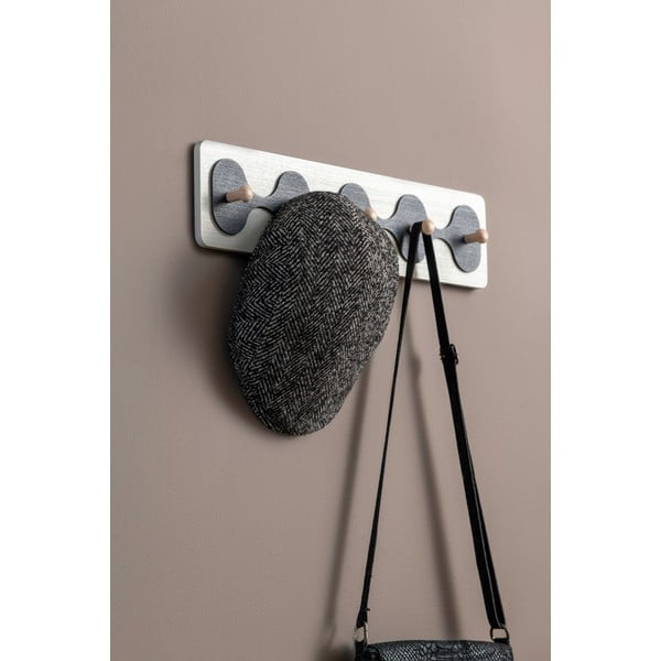 Attaccapanni da parete bianco 48 cm Rizar  – PT LIVING-image-1