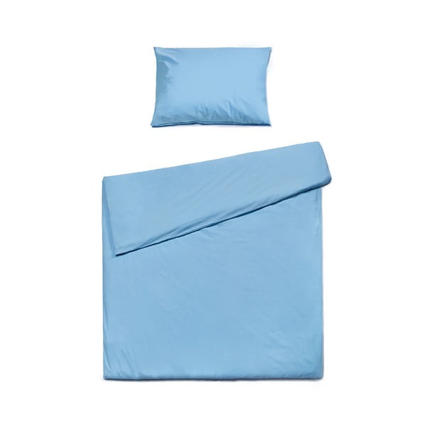 Biancheria da letto singola in cotone blu navy, 140 x 200 cm - Bonami Selection