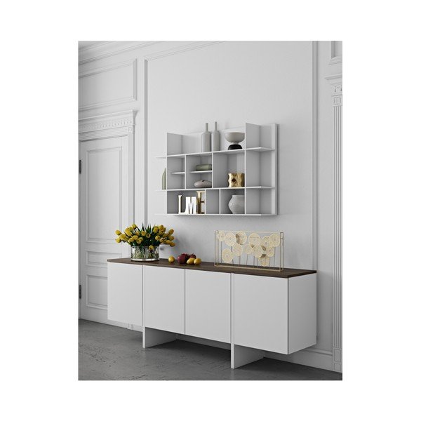 Cassettiera con dettagli in legno di noce Edge - TemaHome-image-2