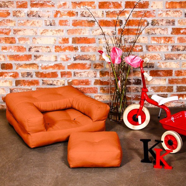 Dětské křesílko Karup Baby Cube Orange-image-1