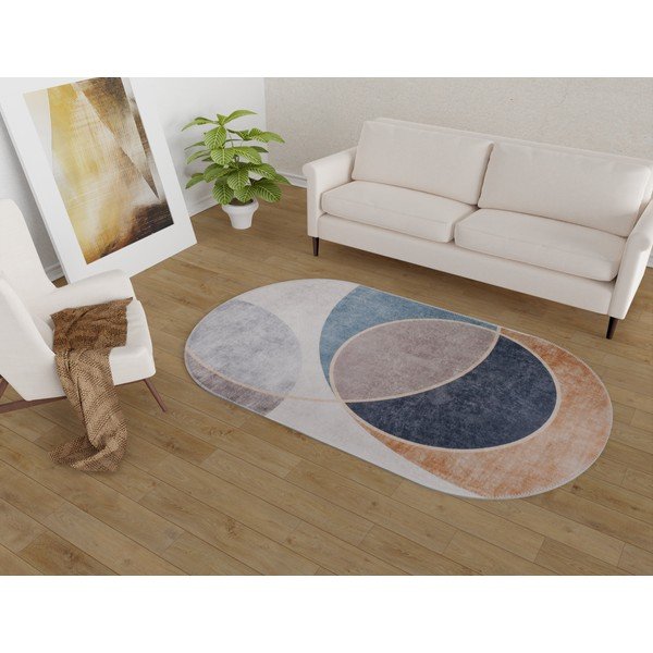 Tappeto lavabile 60x100 cm Oval - Vitaus-image-1