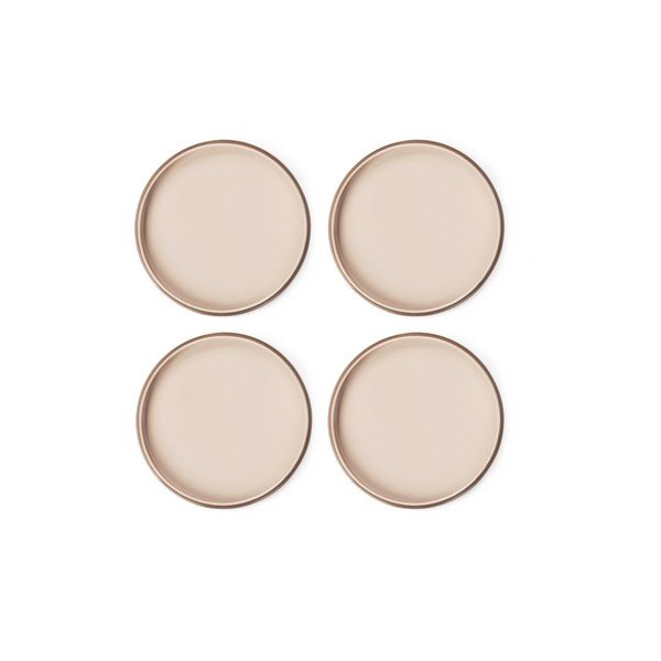 Set di piatti beige in gres 4 pz ø 22 cm Terra Rondo – Bonami Selection-image-3