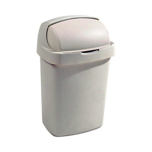 Cestino grigio chiaro, 25 l Roll Top - Curver