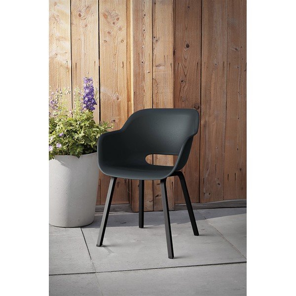 Sedie da esterno in set color antracite in metallo/in plastica 2 pz Noa Duo – Keter-image-1