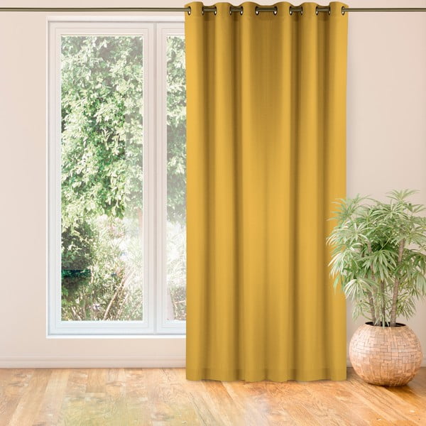 Tenda color senape 140x300 cm Carmena - Homede-image-1