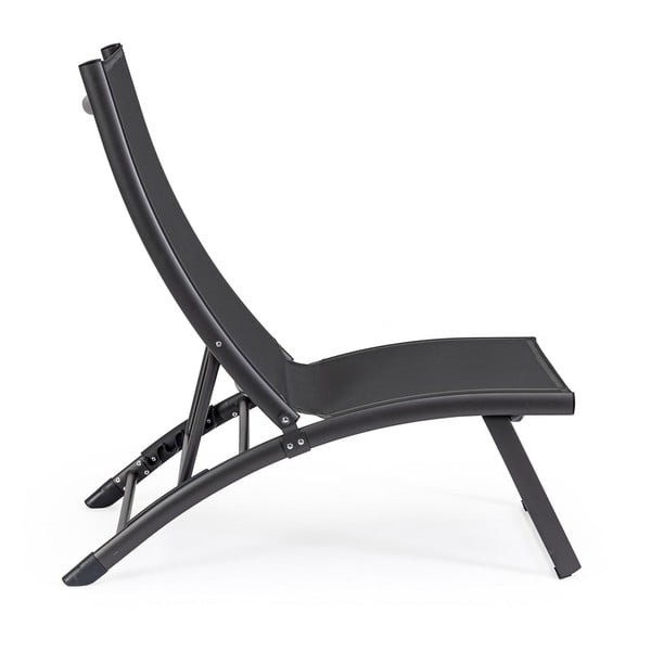 Sdraio da giardino color antracite in metallo regolabile/pieghevole Taylor – Bizzotto-image-2