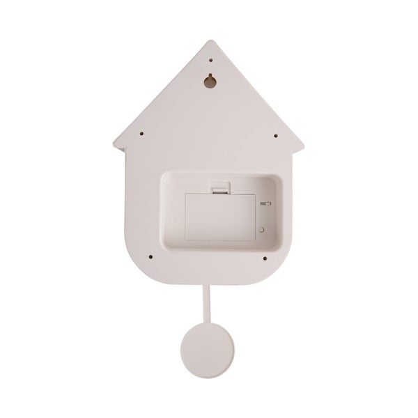 Orologio da parete bianco , 21,5 x 41,5 cm Modern Cuckoo - Karlsson-image-3