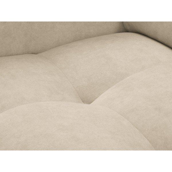Divano angolare in velluto beige (angolo destro) Nico - Milo Casa-image-1