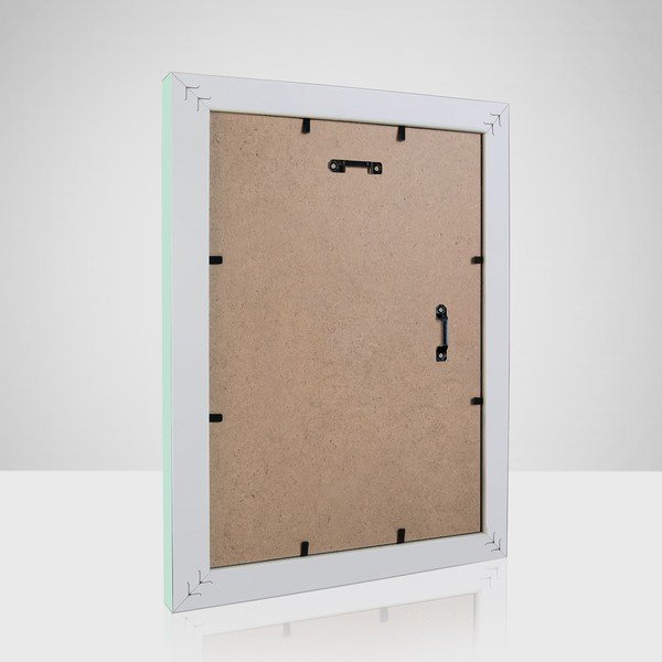 Cornice da parete in plastica color menta 34x44 cm - knor-image-1