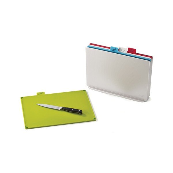 Set di supporti in argento scuro con 4 tavole , 34,6 x 27,3 cm Index - Joseph Joseph-image-4