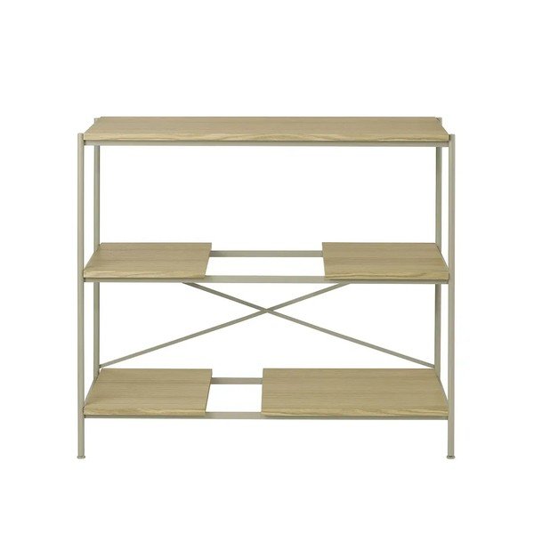 Scaffale di colore naturale con effetto rovere 105x92x40 cm Sukoya – Blomus