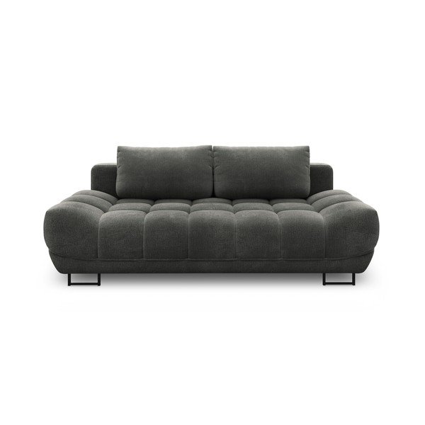 Tmavě šedá třímístná rozkládací pohovka Windsor & Co Sofas Cumulus