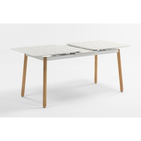 Set da pranzo da giardino bianco/verde per 4 persone Alicante - Ezeis-image-4