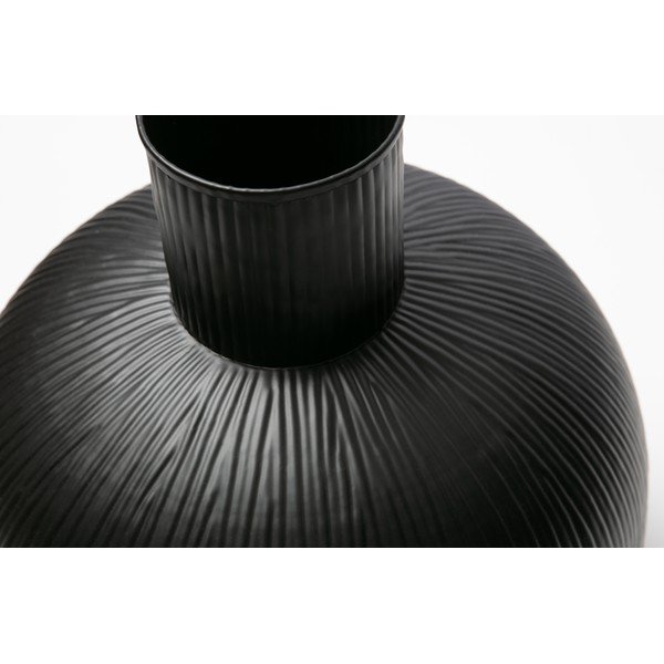Vaso in metallo con decoro nero Pixie - WOOOD-image-1
