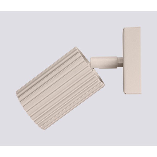 Faretto grigio tortora in metallo 8x16 cm Gleam – Sollux-image-3