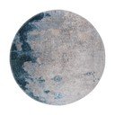Tappeto rotondo lavabile blu-grigio ø 80 cm - Vitaus