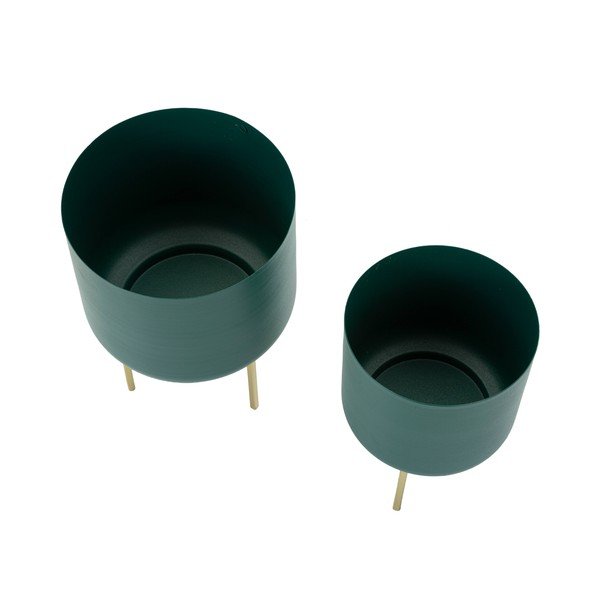 Set di coprivaso in metallo 2 pzø 20 cm Grent - Mauro Ferretti-image-2